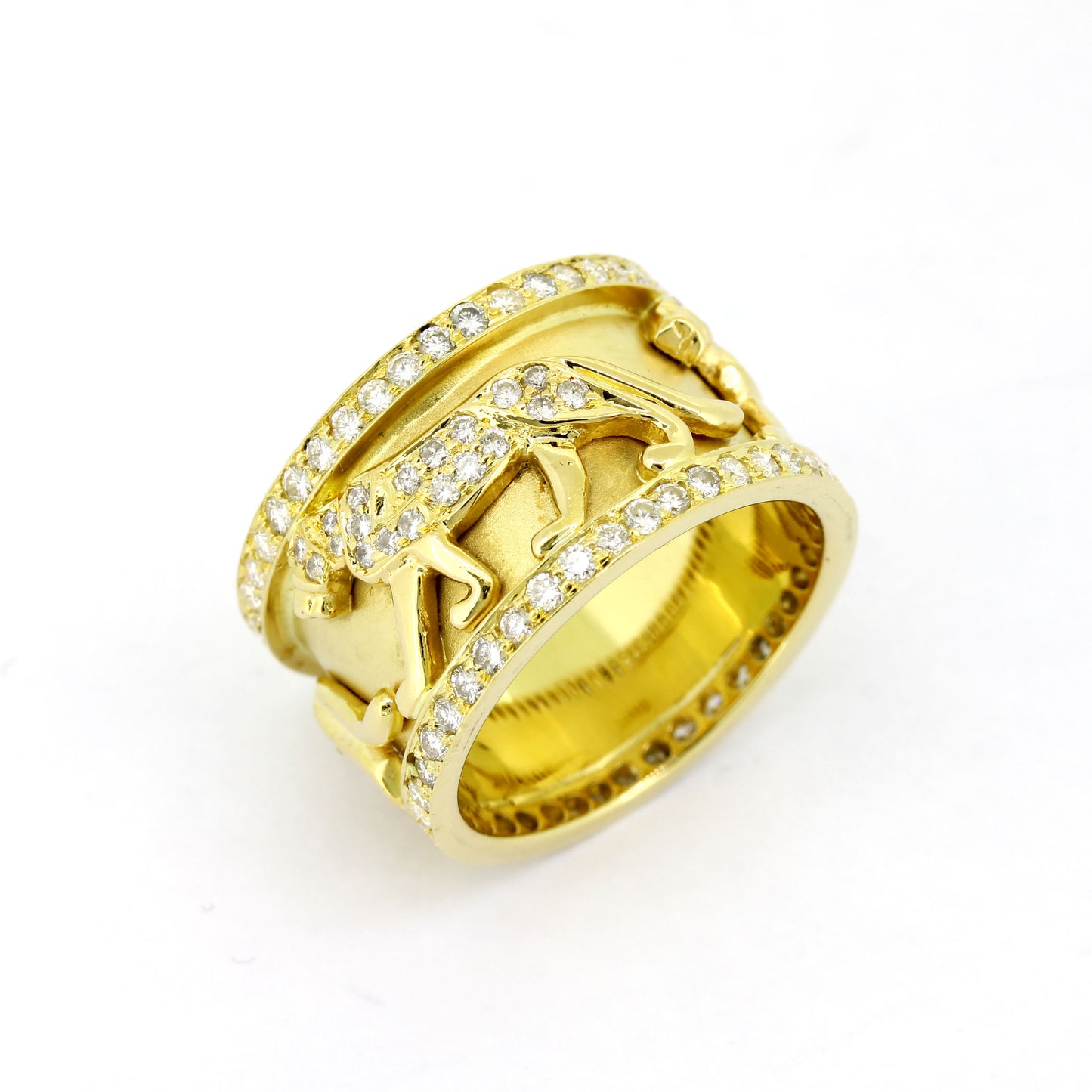 Ring 750 Gold 18 Kt - Brillanten 1,10 ct G - SI - Wert 3000,-