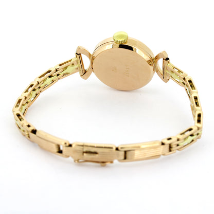 Craba Damen Armbanduhr 583 Gold 14 kt - handaufzug - russisches Gold