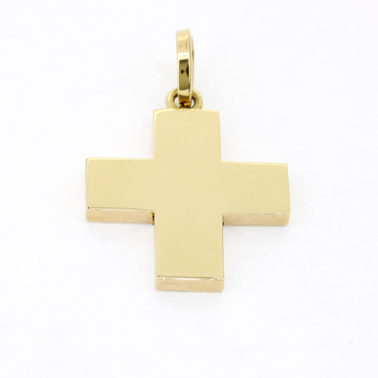 Kreuz Anhänger 585 Gold 14 Karat Gelbgold