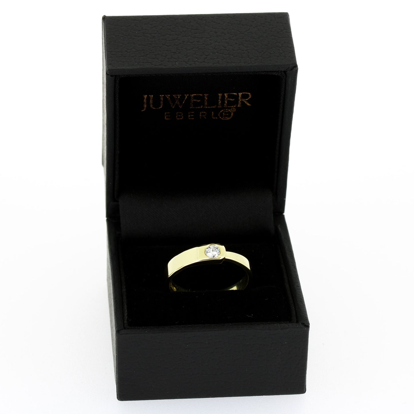 Ring 585 Gold 14 Kt Gelbgold - Brillant 0,15 ct TW/VS - Wert 1160,-