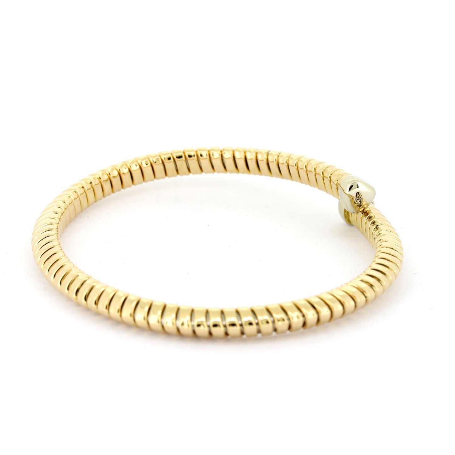 Armreif elastisch 750 Gold 18 Kt stretch - 64 mm - Wert 2600,-