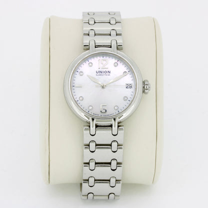 Union Glashütte Sirona Datum – Automatik Damenuhr Edelstahl mit Diamanten
