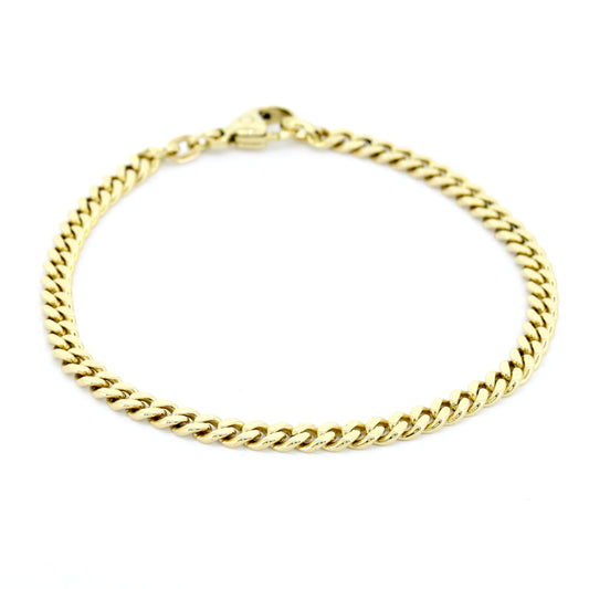 Armband 585 Gold 14 Kt - 19,5 cm lang - 4 mm breit - Wert 2120,-