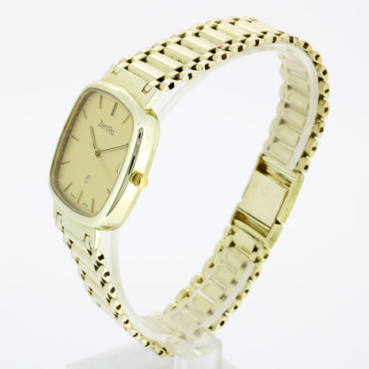 Zentra Armbanduhr 585 Gold 14 Kt - Quarz Uhr ETA955.114