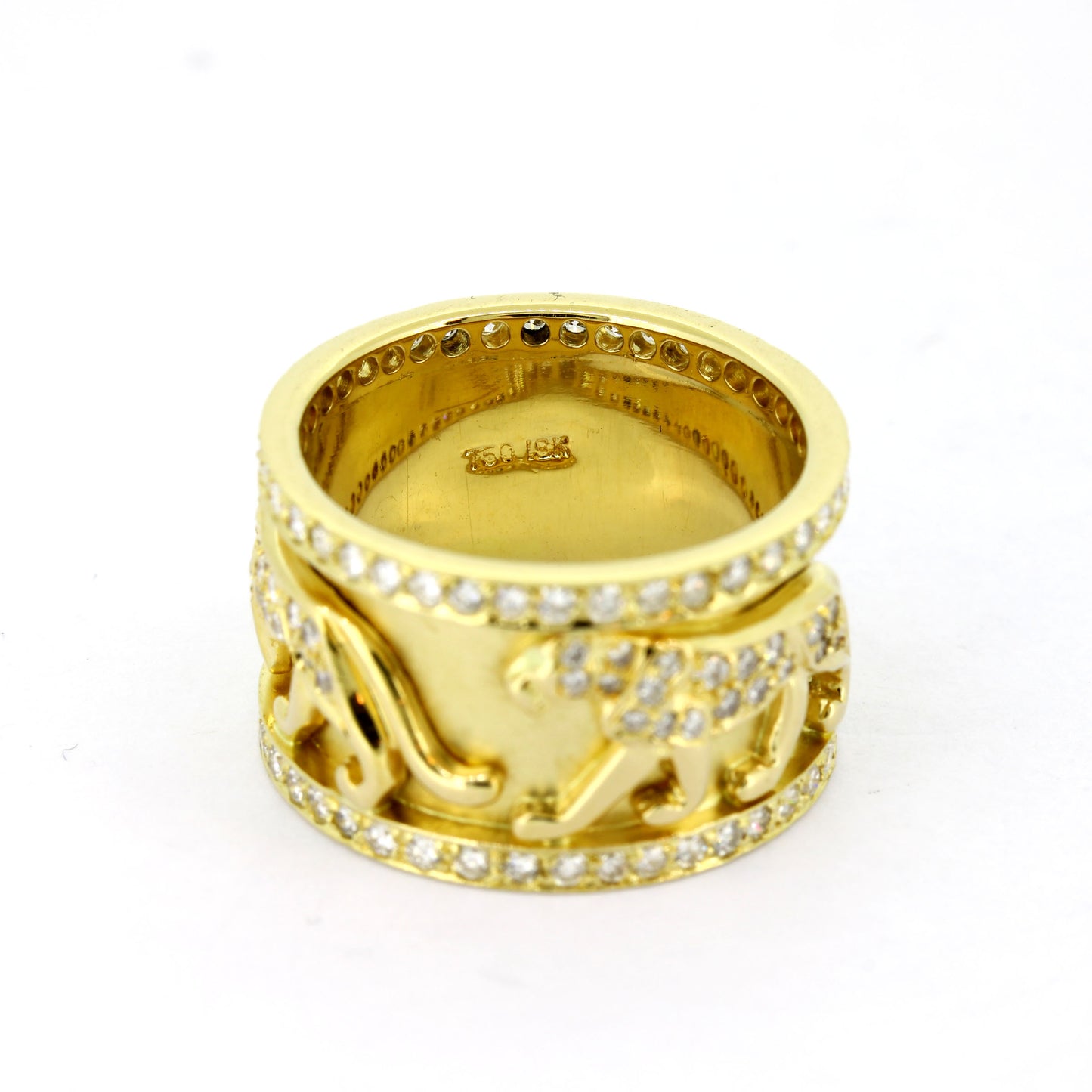 Ring 750 Gold 18 Kt - Brillanten 1,10 ct G - SI - Wert 3000,-