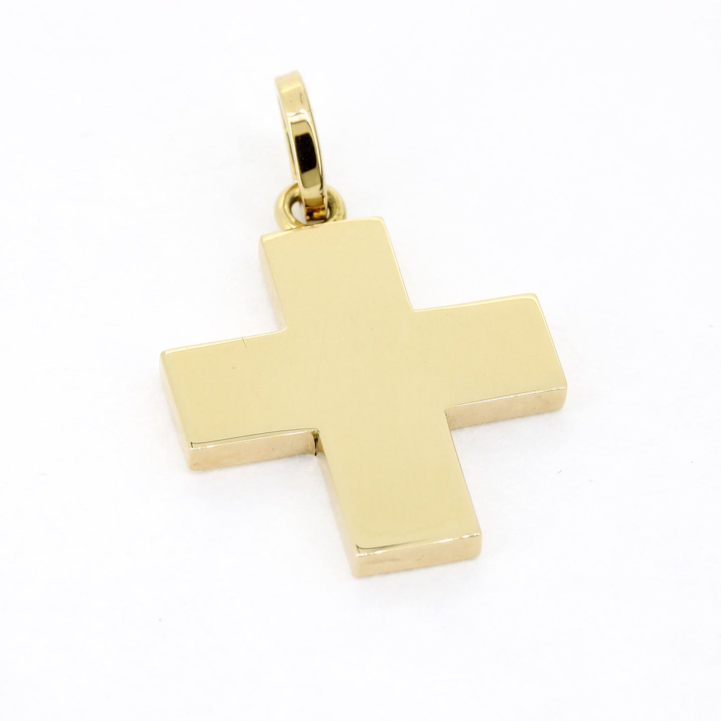 Kreuz Anhänger 585 Gold 14 Karat Gelbgold