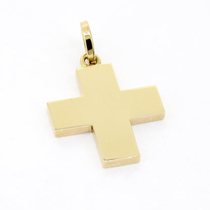 Kreuz Anhänger 585 Gold 14 Karat Gelbgold