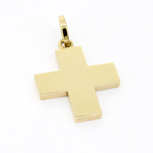 Kreuz Anhänger 585 Gold 14 Karat Gelbgold