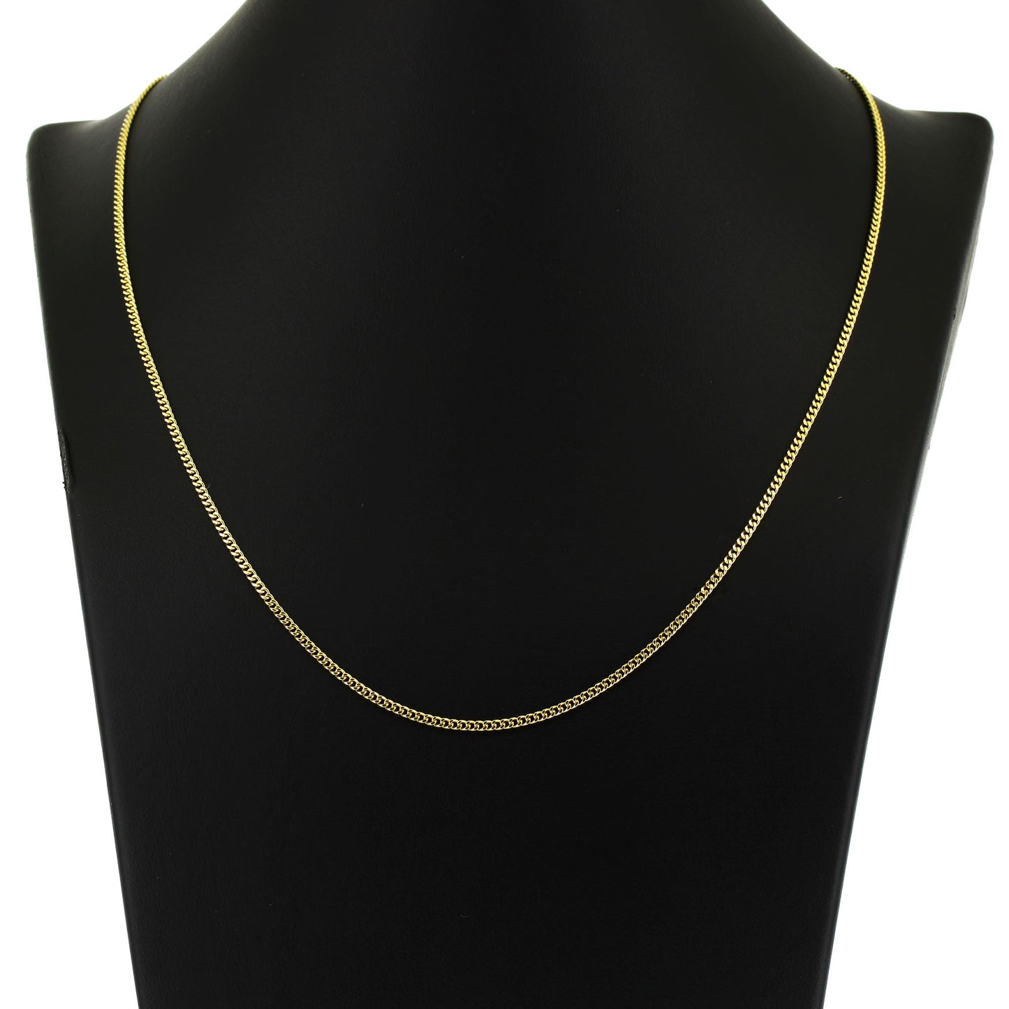 Panzerkette 585 Gold 14 kt Gelbgold - 46 cm lang - Wert 740,-