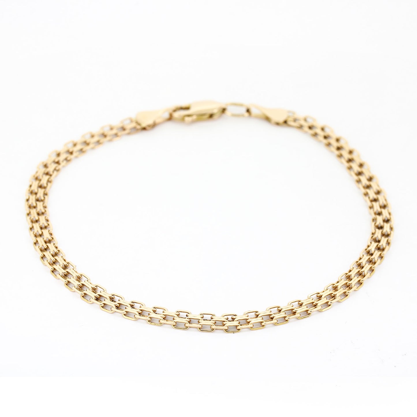Armband 585 Rotgold – 21 cm – Breite 4,3 mm – 4,74 g