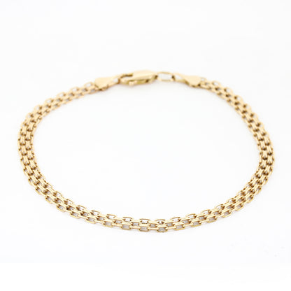 Armband 585 Rotgold – 21 cm – Breite 4,3 mm – 4,74 g