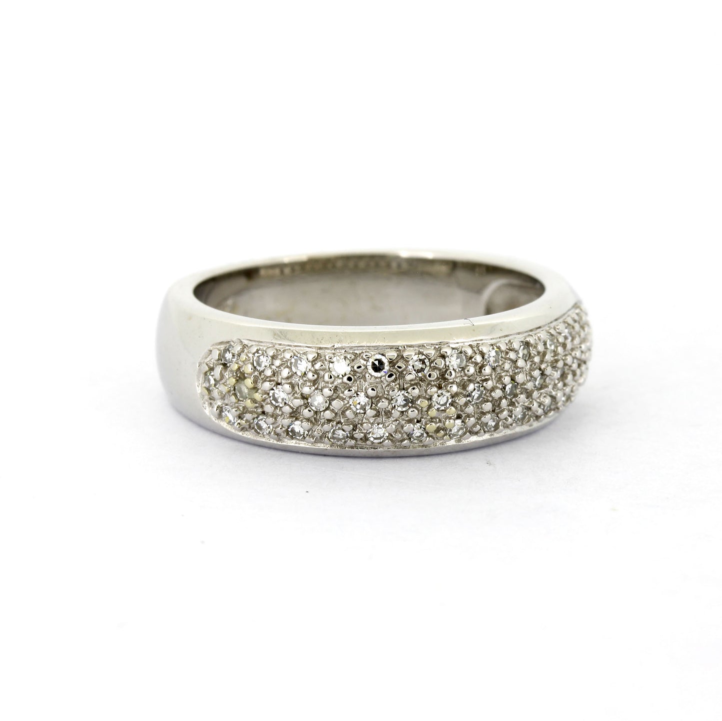 Diamant Ring 585 Gold 14 kt Weißgold ca. 0,40 ct - Wert 1500,-