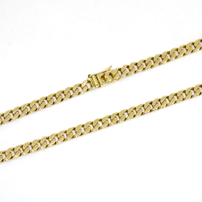 Panzerkette 585 Gold 14 Kt Gelbgold - 49 cm lang - Wert 3680,-