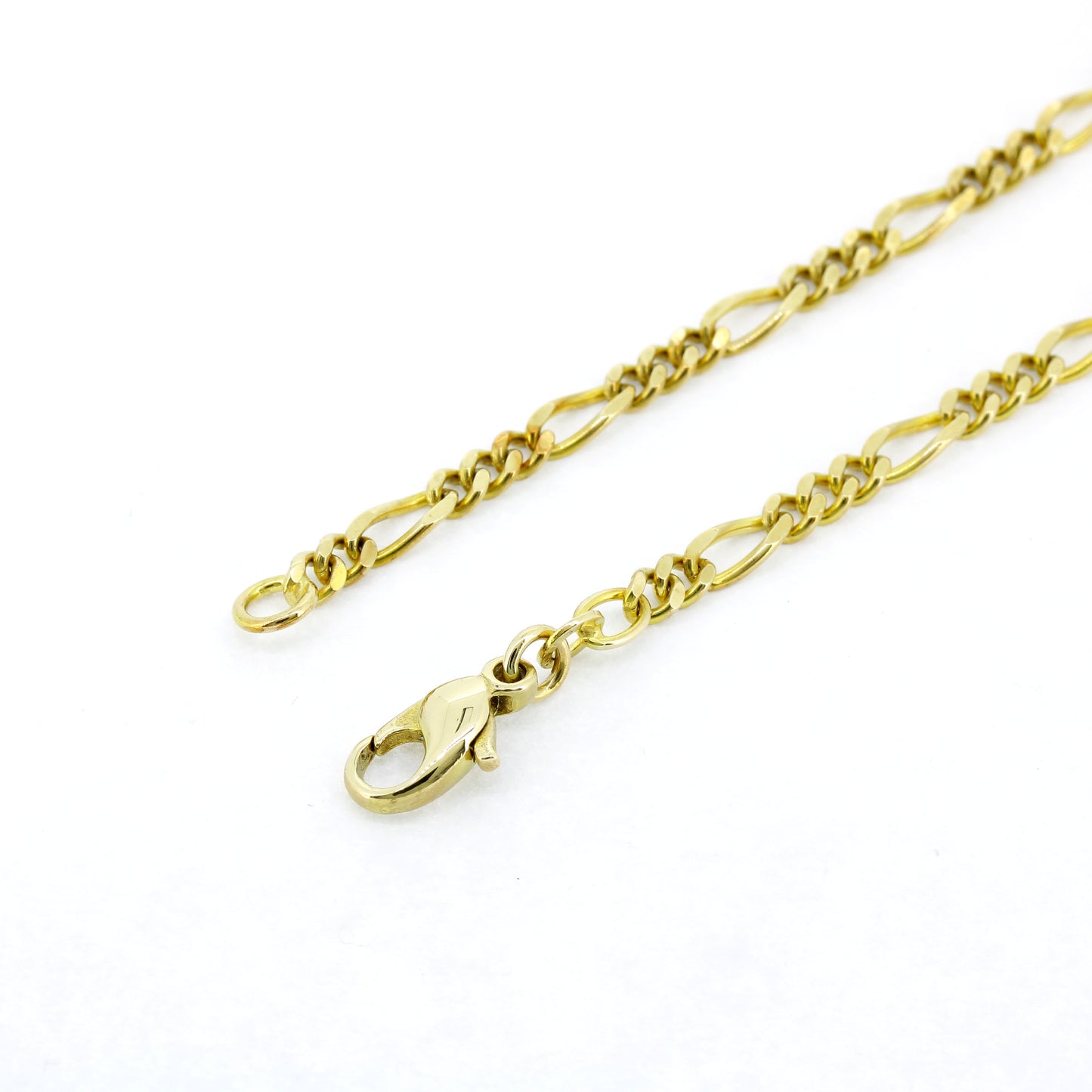 Kette 333 Gold Figaro 8 Karat Gelbgold 43 cm lang