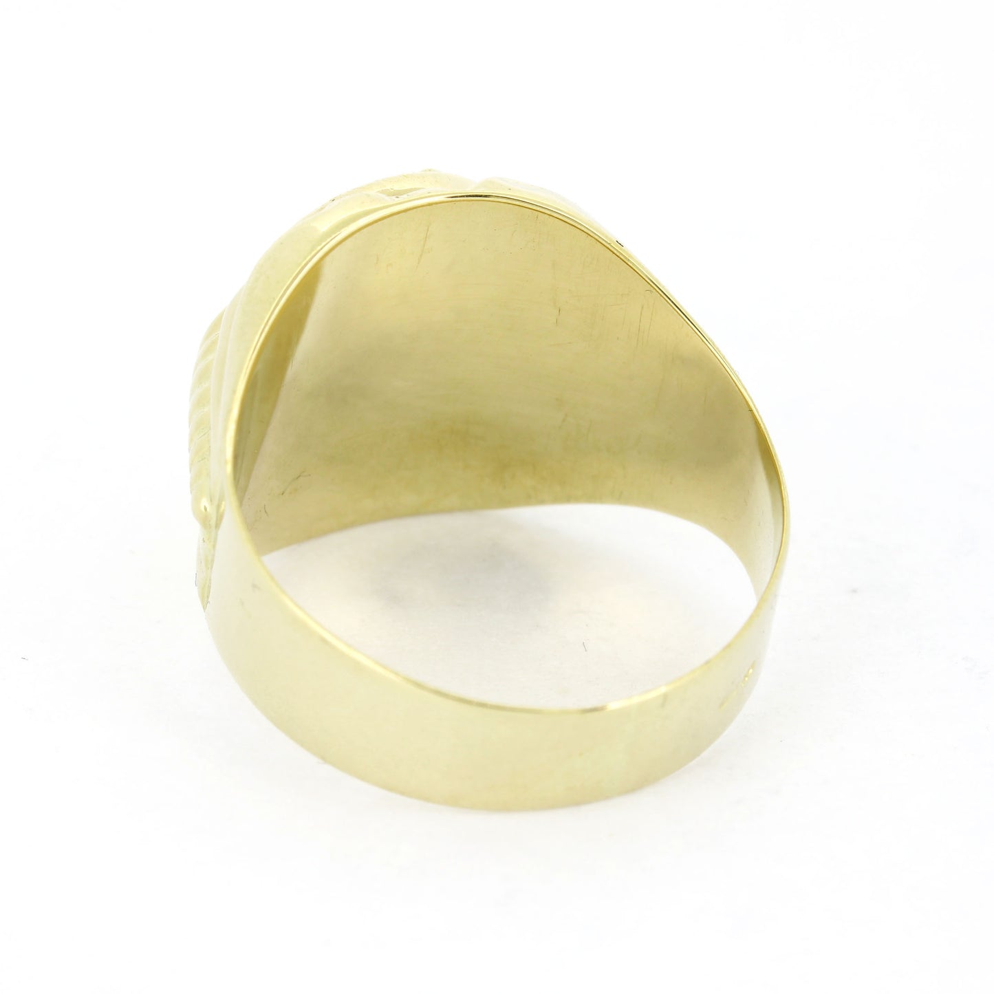 Siegelring 585 Gold - 14 Kt Gelbgold - Zirkonia - Wert 840,-