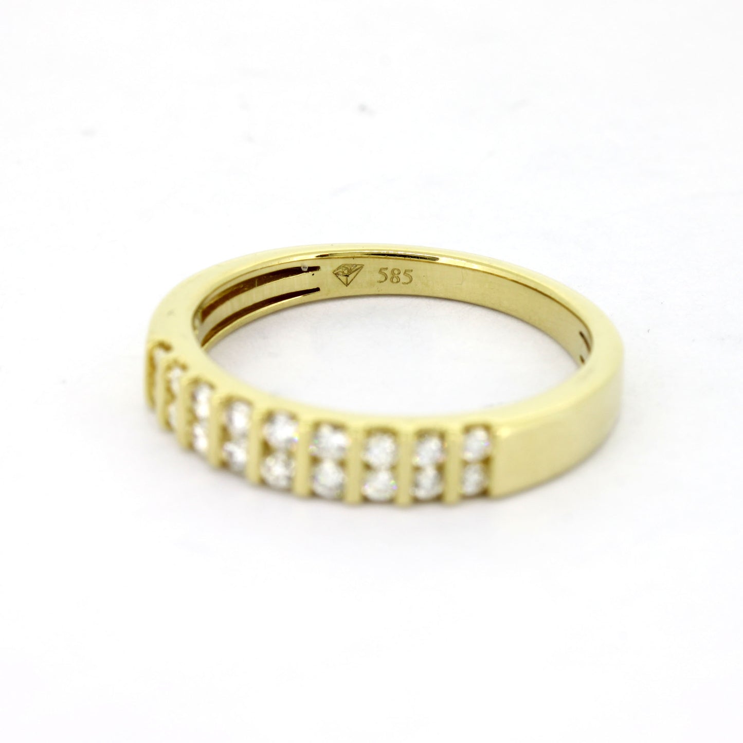 Ring 585 Gelbgold 14 Kt - Brillanten ca. 0,18 ct - G-SI - Wert 720,-