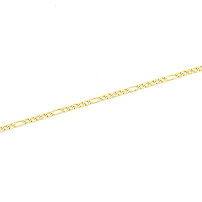 Figaro Kette 585 Gold 14 kt Gelbgold - 44 cm lang - Wert 550 ,-