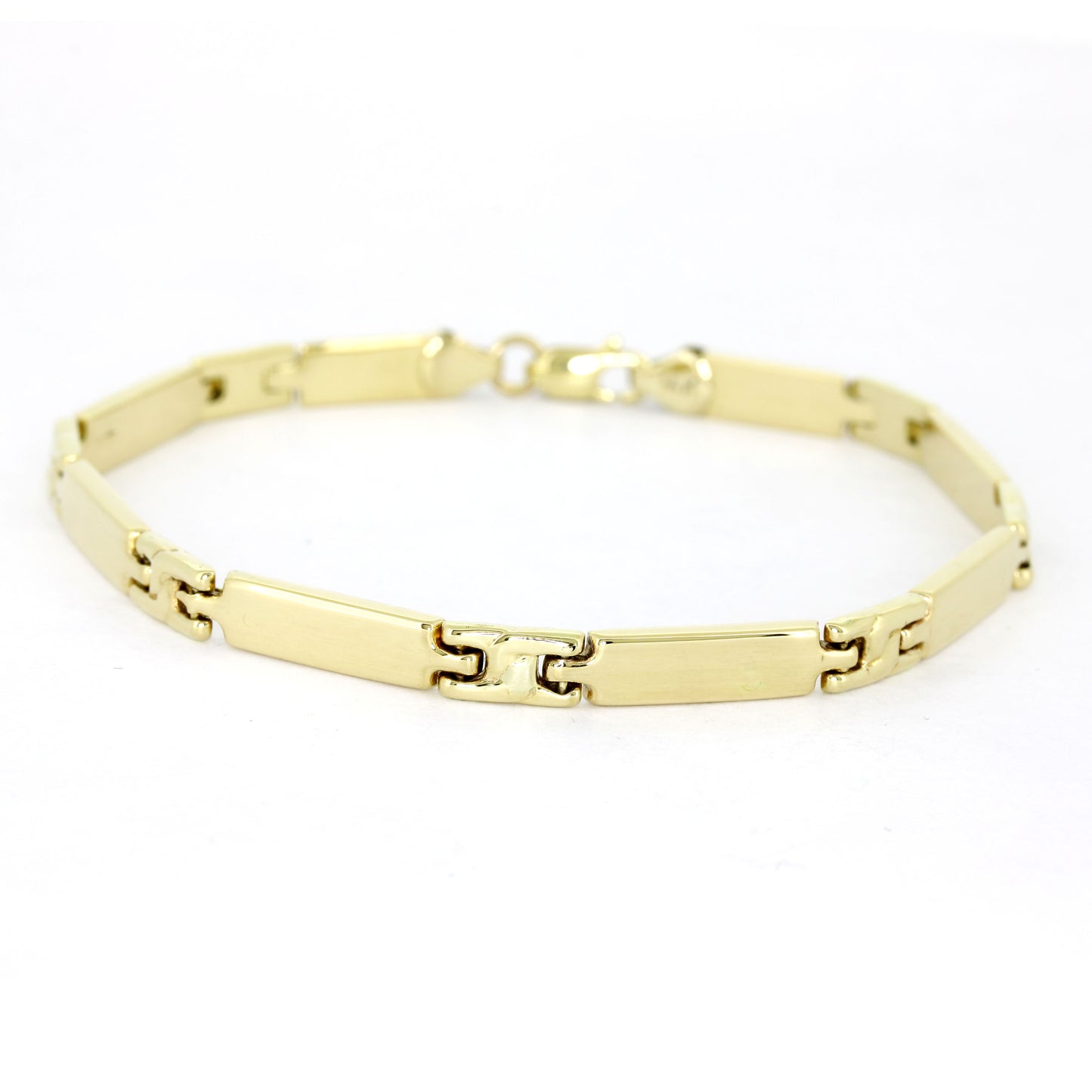 Armband 585 Gold 14 Kt - 18,5 cm lang - 4,5 mm breit - Wert 1150,-