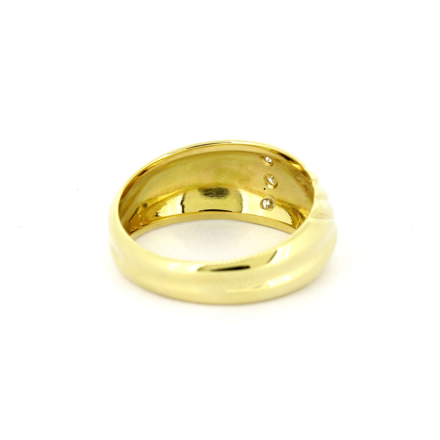 Ring 750 Gold 18 kt Gelbgold - Brillanten 0,06 ct TW/SI - Wert 1300,-