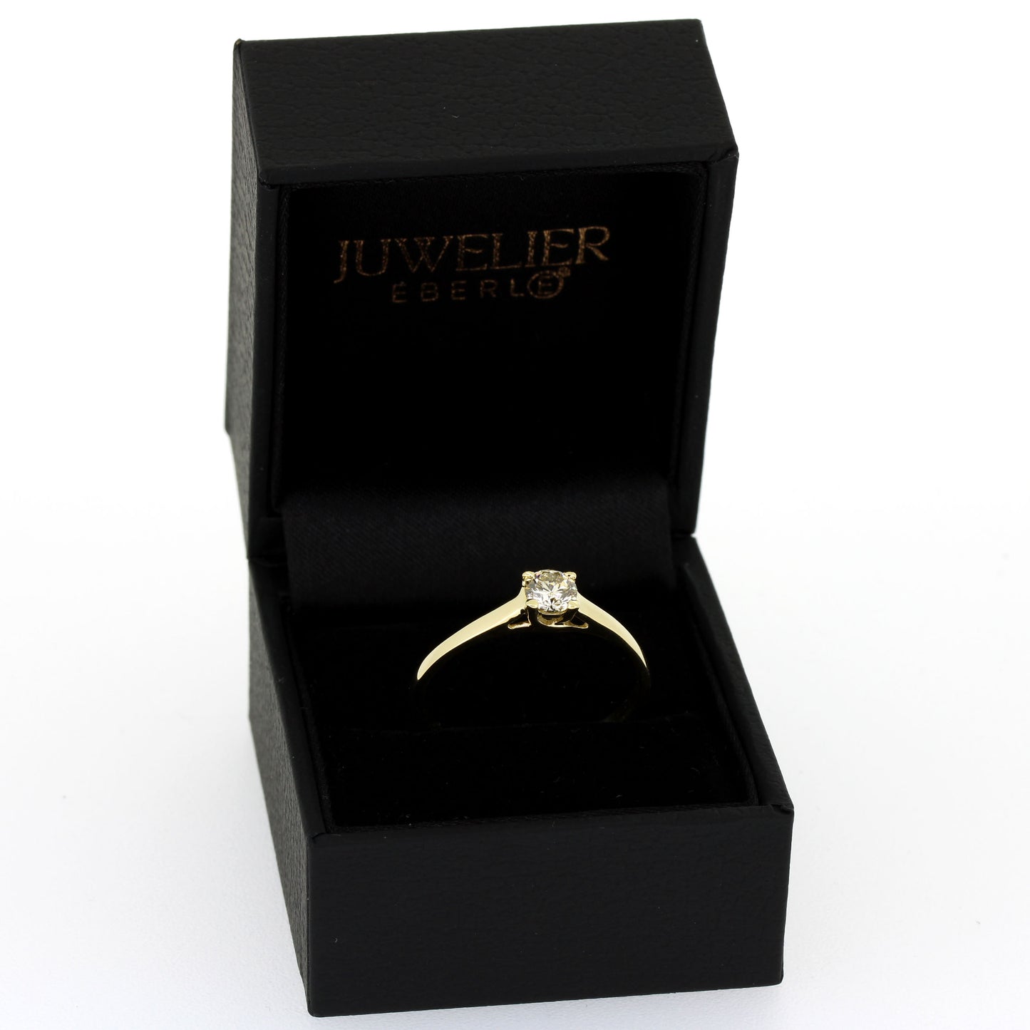 Solitär Ring 585 Gelbgold 14 Kt - Brillant ca. 0,45 ct - Wert 1800,-