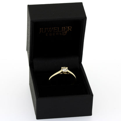 Solitär Ring 585 Gelbgold 14 Kt - Brillant ca. 0,45 ct - Wert 1800,-