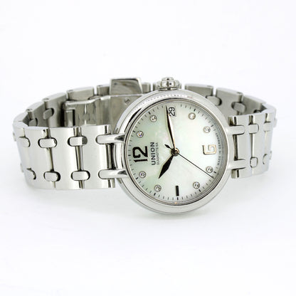 Union Glashütte Sirona Datum – Automatik Damenuhr Edelstahl mit Diamanten