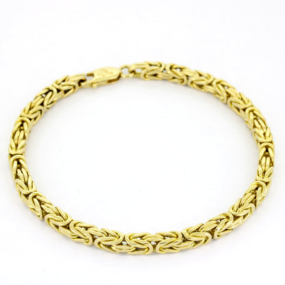 Königsketten Armband 750 Gold 18 Kt - 4,5mm - Länge 21,5 cm - Wert 5100,-