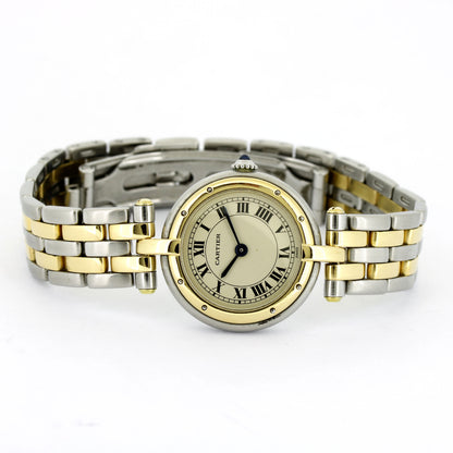 Cartier Panthère Cougar Damenuhr 750 Gold 18 kt zwei Streifen