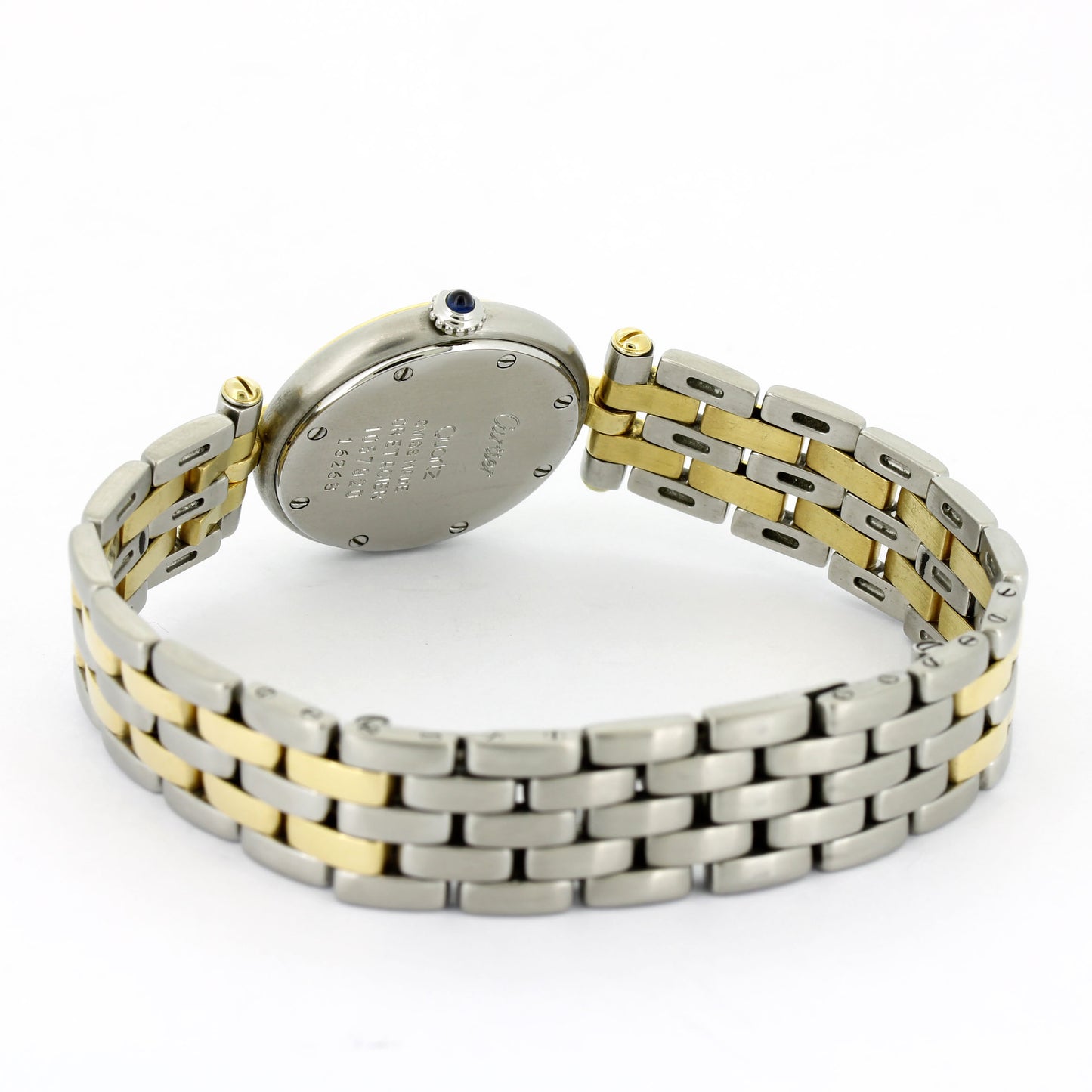 Cartier Panthère Cougar Damenuhr 750 Gold 18 kt zwei Streifen