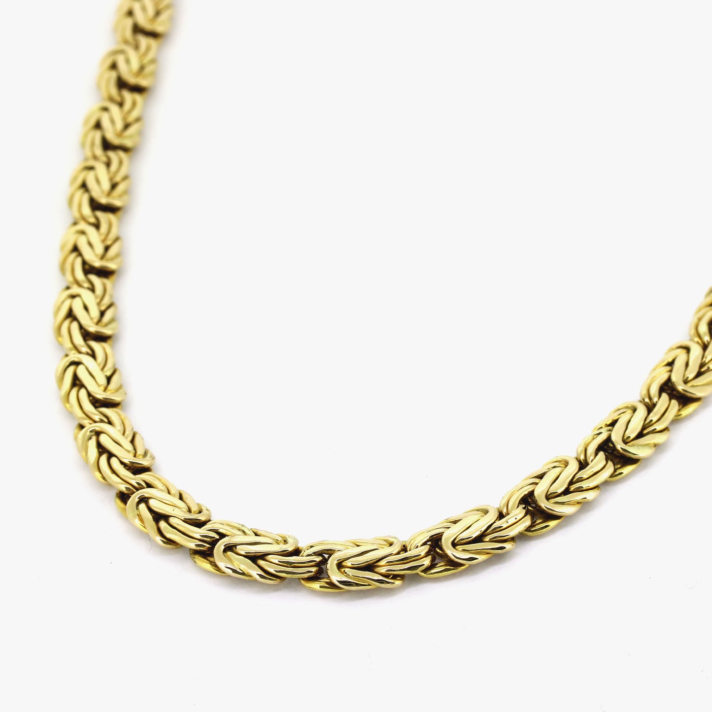 Massive Kette 585 Gold 14 kt Gelbgold Damen - 46 cm lang - Wert 6800,-