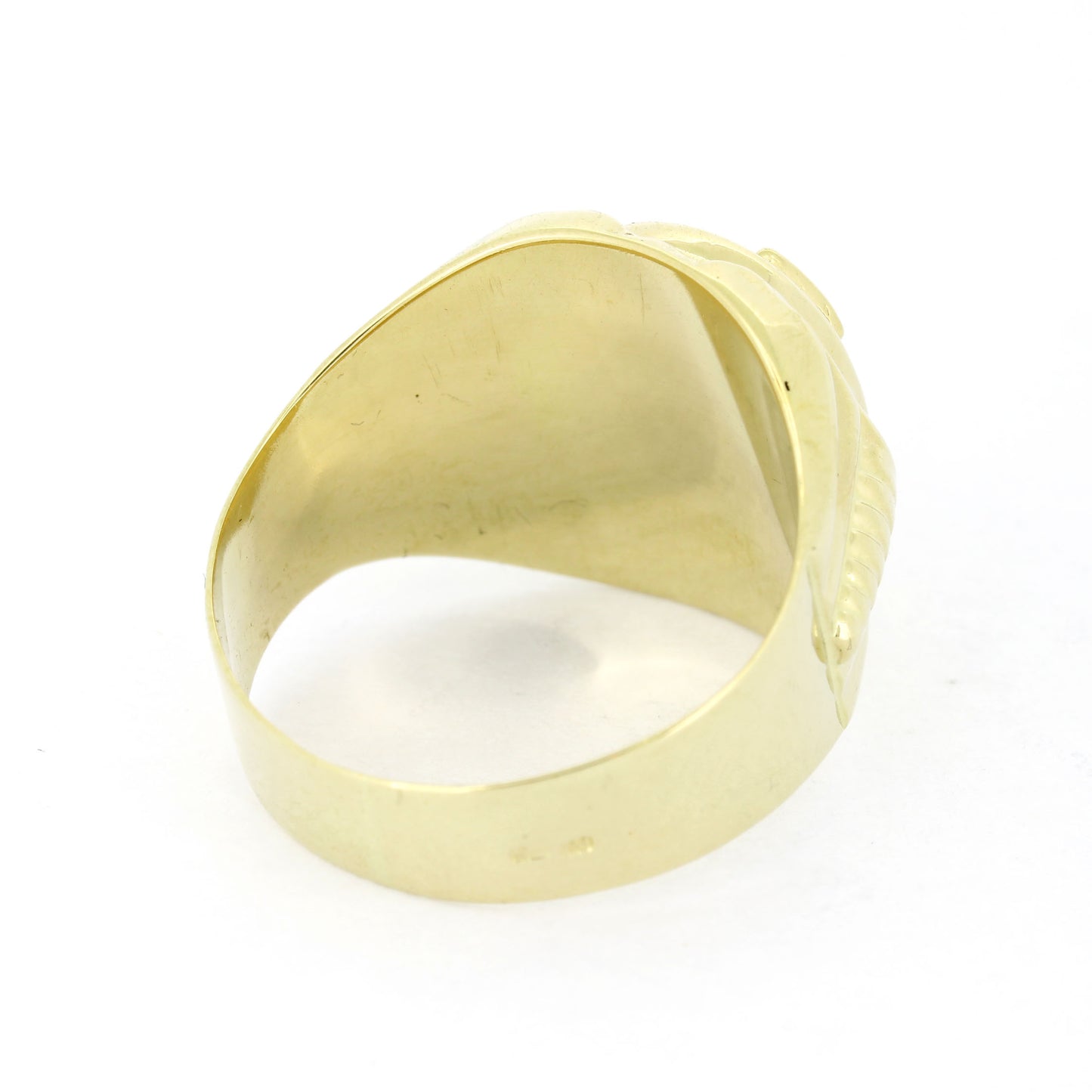 Siegelring 585 Gold - 14 Kt Gelbgold - Zirkonia - Wert 840,-