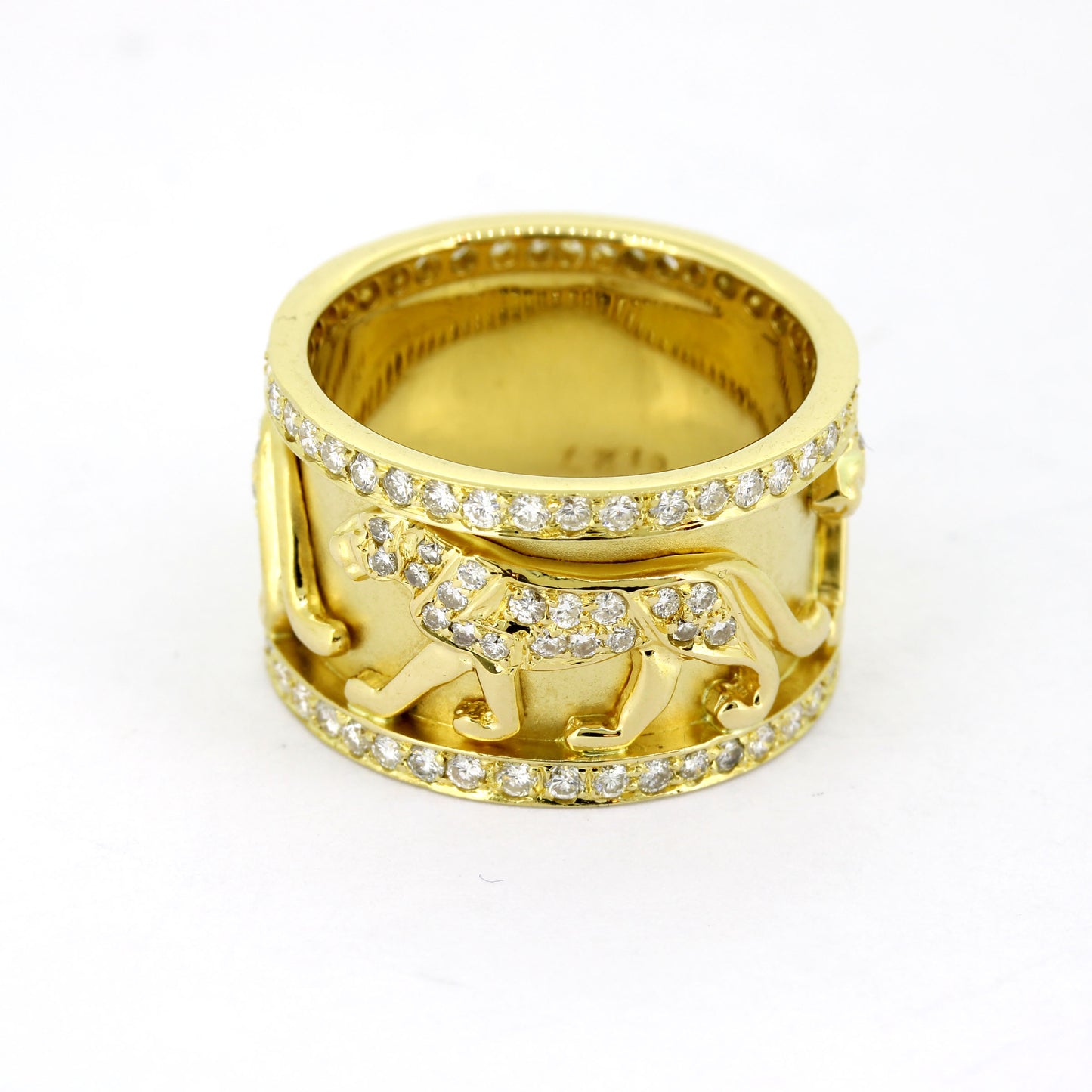 Ring 750 Gold 18 Kt - Brillanten 1,10 ct G - SI - Wert 3000,-