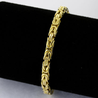 Königsketten Armband 750 Gold 18 Kt - 4,5mm - Länge 21,5 cm - Wert 5100,-