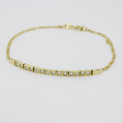Armand 585 Gold 14 Karat Gelbgold mit Zirkonia - Wert 750,-