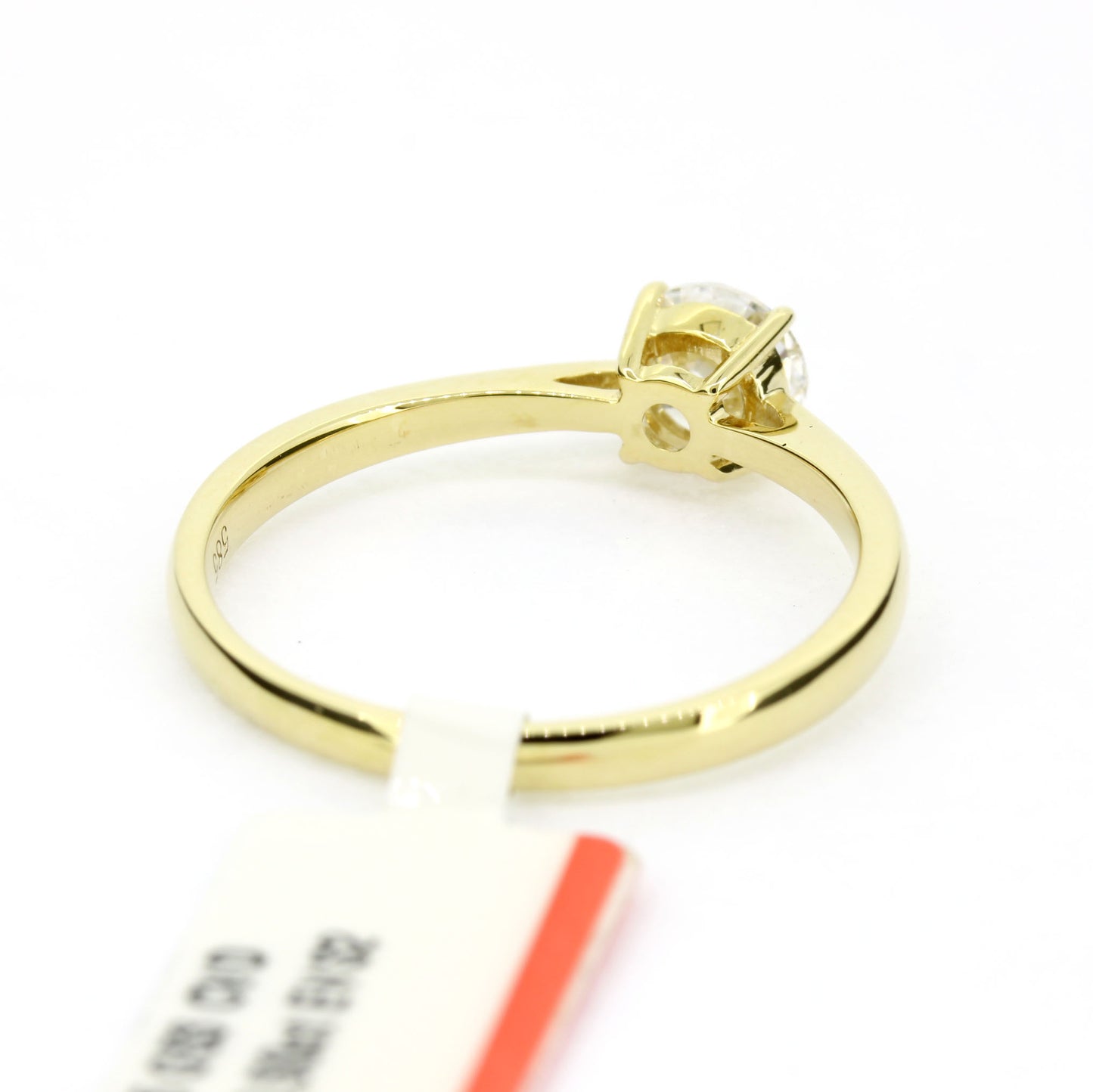 Ring 585 Gold 14 Kt Gelbgold 0,50 ct Diamant Lab Grown CVD