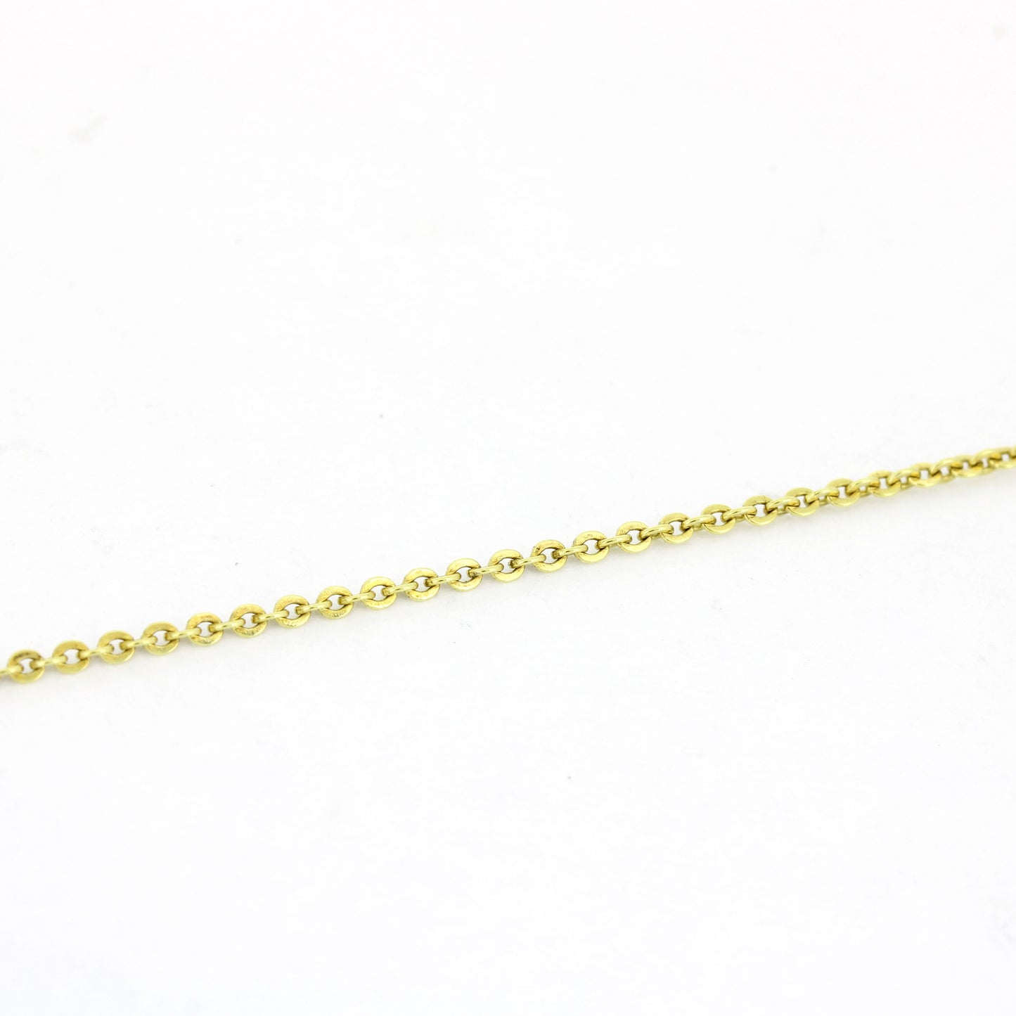 Kette mit Anhänger 585 Gold 14 kt Gelbgold- Zirkonia - 50 cm - Wert 530,-