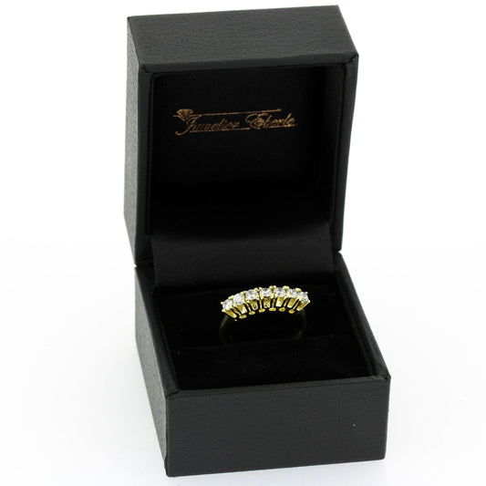 Ring 585 Gold 14 Kt - Zirkonia Steine - Wert 290,-