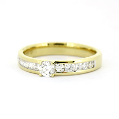 Ring 585 Gelbgold 14 Kt - Brillanten ca. 0,68 ct - Wert 2340,-