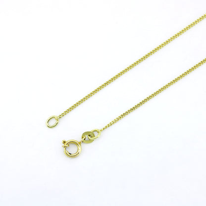 Collier 585 Gelbgold 14 Kt - Brillant ca. 0,12 ct - 44 cm - Wert 980,-