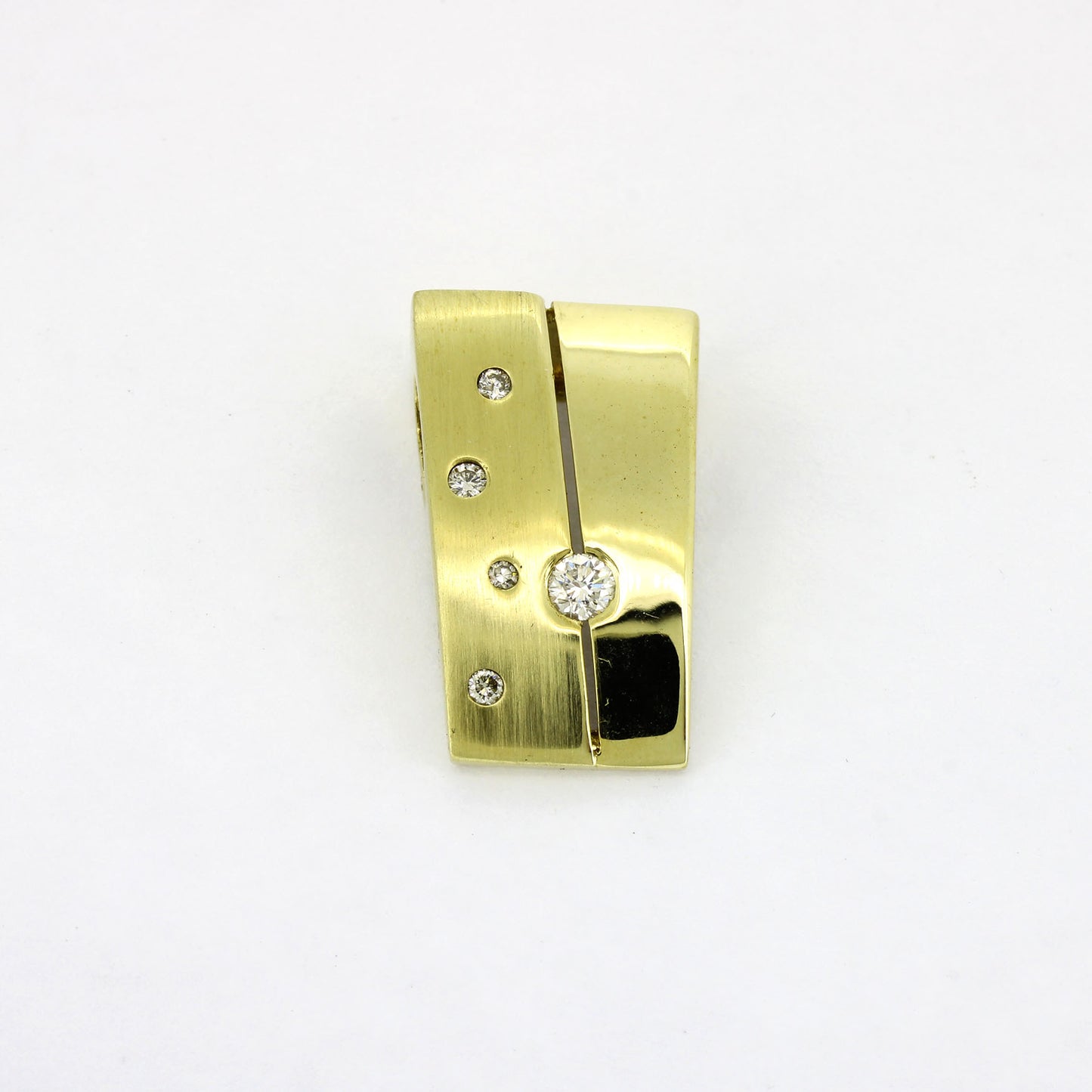 Anhänger 585 Gold 14 Kt Gelbgold - Brillanten 0,20 ct - Wert 1250,-