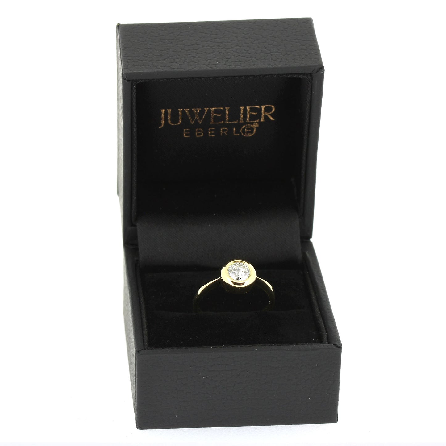 Ring 750 Gold 18 kt Gelbgold - 0,44 ct Brillanten TW/VS - Wert 2580,-