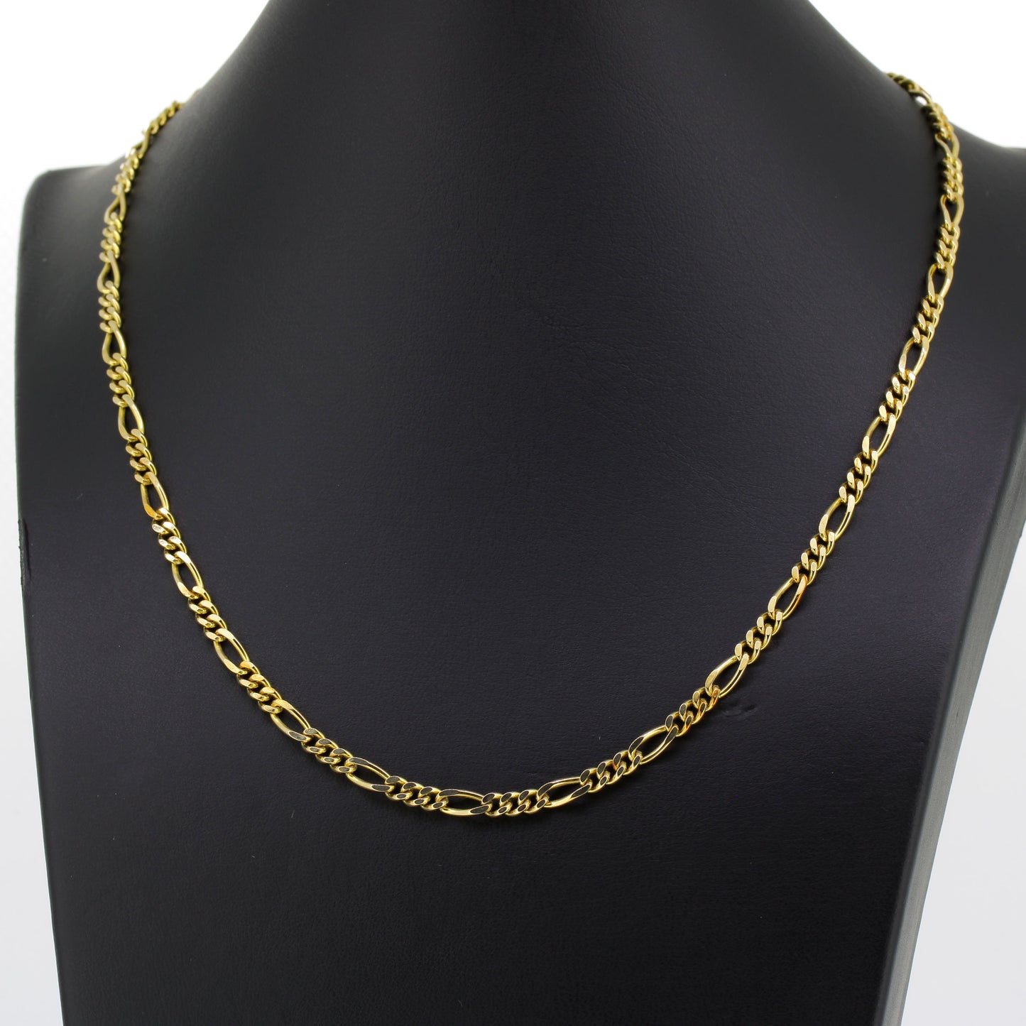 Kette 333 Gold Figaro 8 Karat Gelbgold 43 cm lang