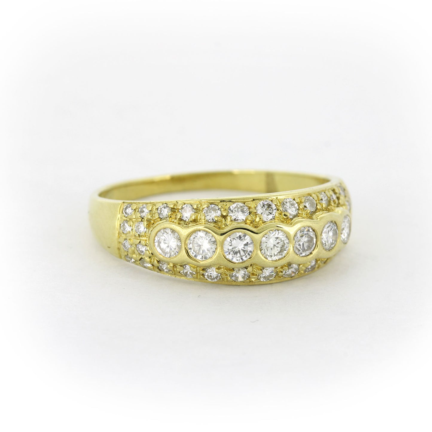 Ring 585 Gold – Brillant ca. 0,76 ct G/SI – Ringgröße 60