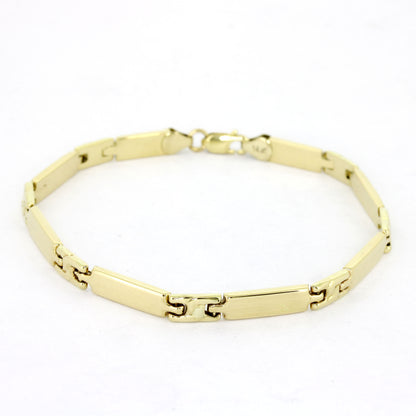 Armband 585 Gold 14 Kt - 18,5 cm lang - 4,5 mm breit - Wert 1150,-
