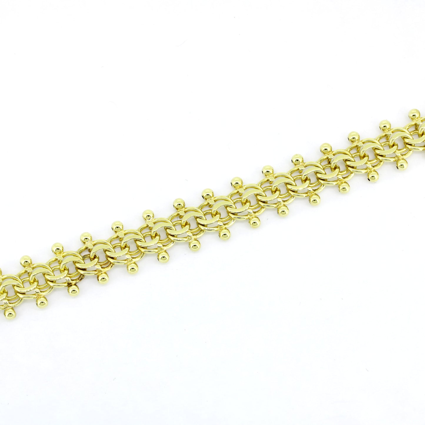 Armband 585 Gold 14 Kt - Länge: 22 cm - Wert 2980,-