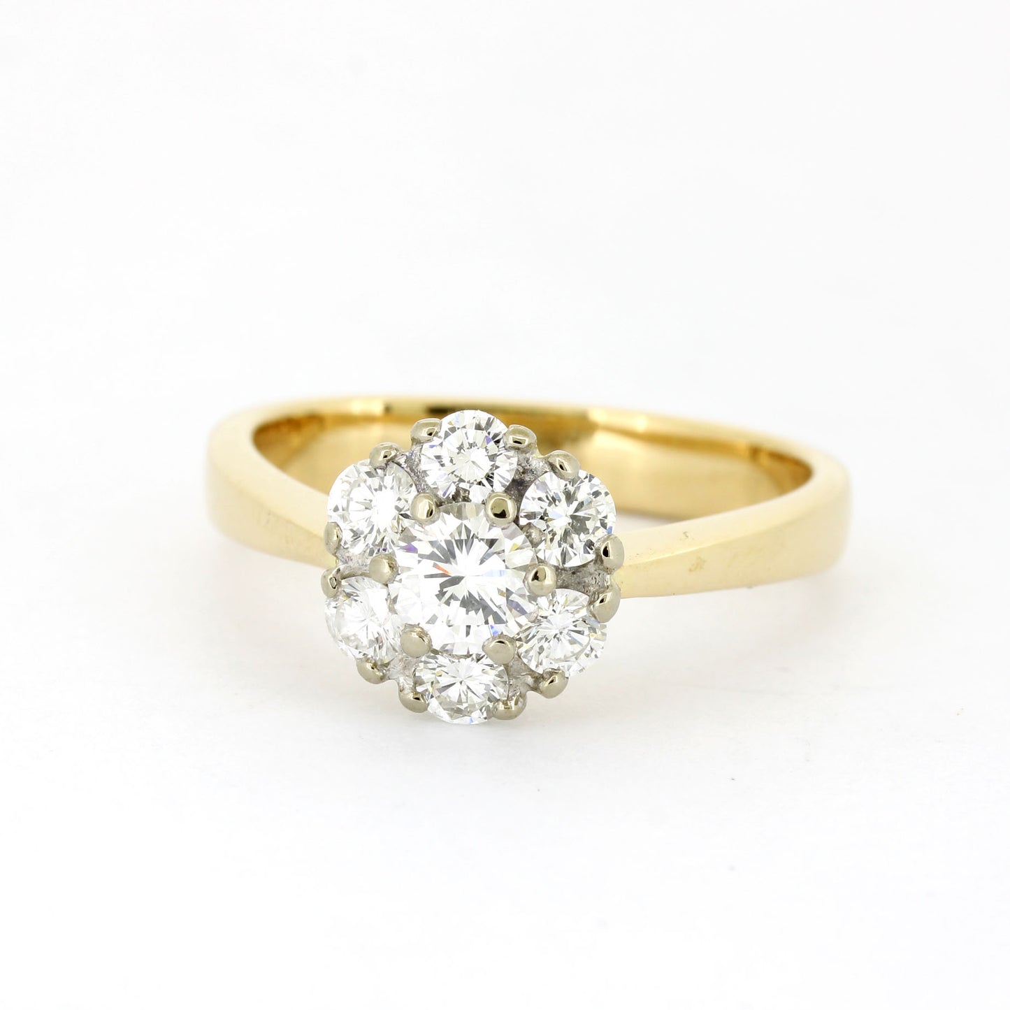 Ring 585 Gold 14 Kt – Brillanten ges. ca. 0,87 ct - Wert 2480,-