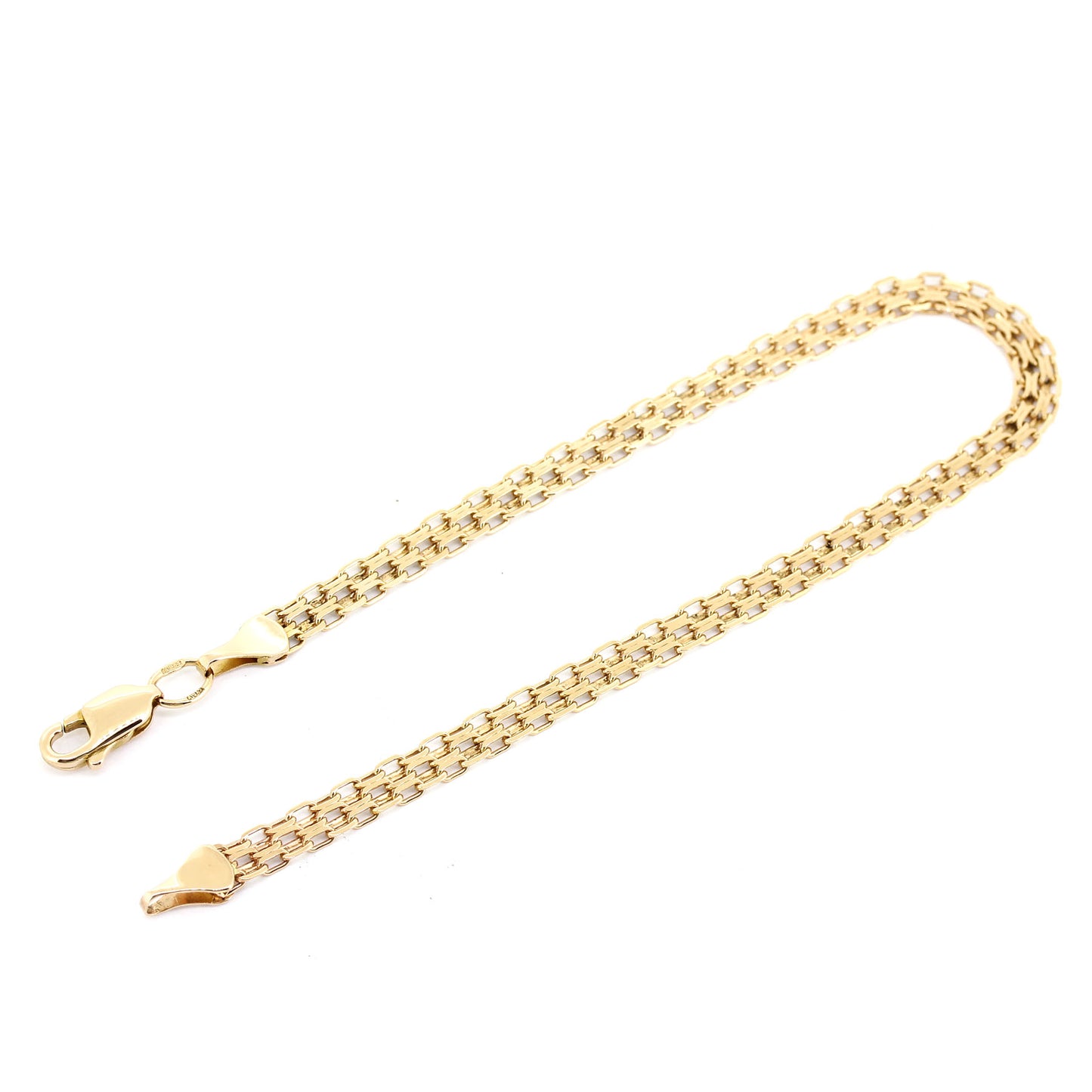 Armband 585 Rotgold – 21 cm – Breite 4,3 mm – 4,74 g