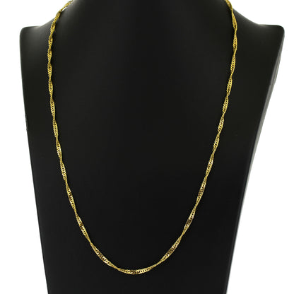 Kette 750 Gold 18 kt Gelbgold - 50 cm lang - Wert 1470,-
