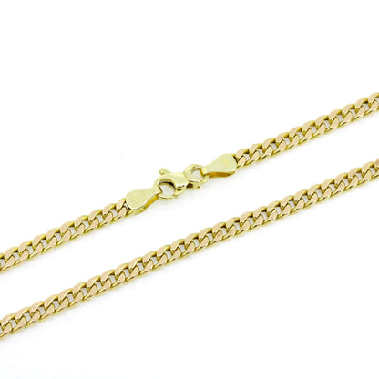 Kette 585 Gold Panzerkette 14 Karat Gelbgold 45 cm - Wert 2100,-