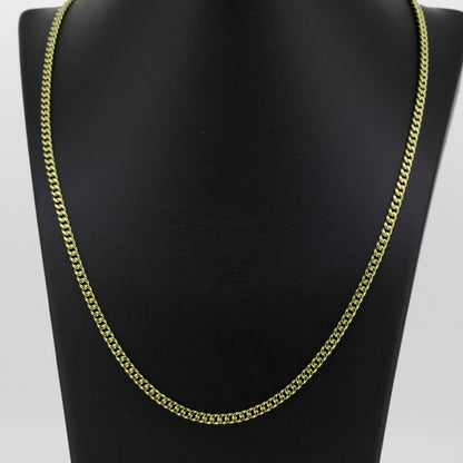Kette 585 Gold Panzerkette 14 Karat Gelbgold 54 cm - Wert 5000,-